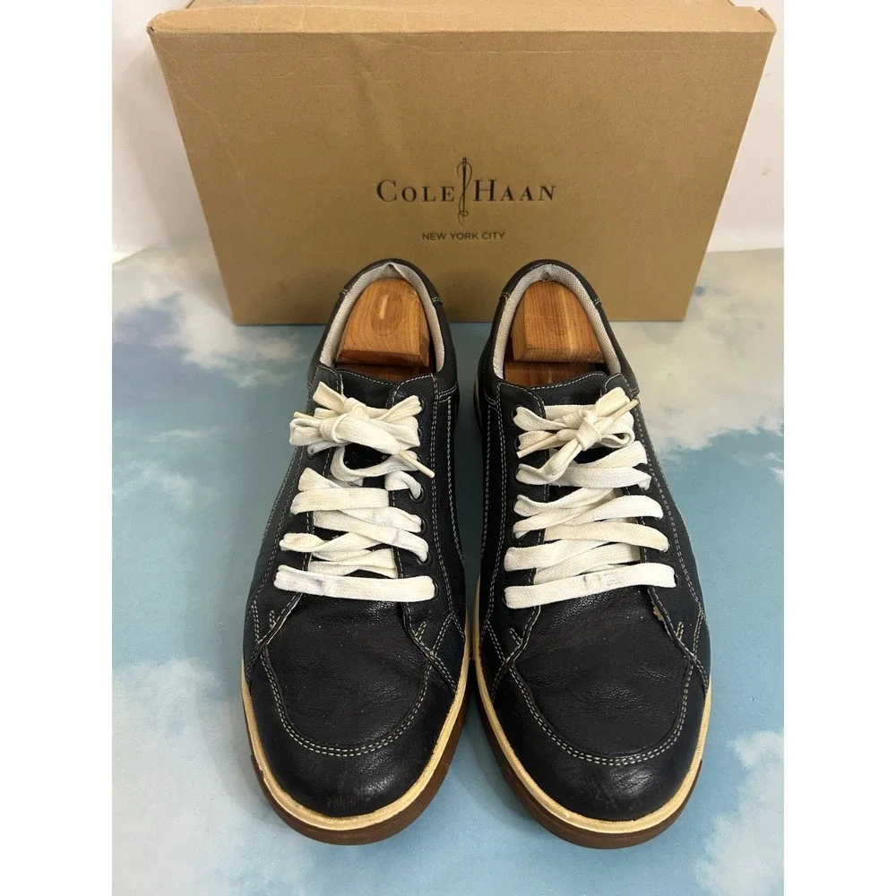 Men's Cole Haan Blue Peacoat  Air Quincy II Sport Oxford Sneakers C11579 Sz 11.5